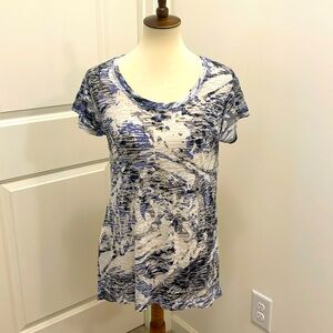 BCBGMaxAzria Sheer Tee